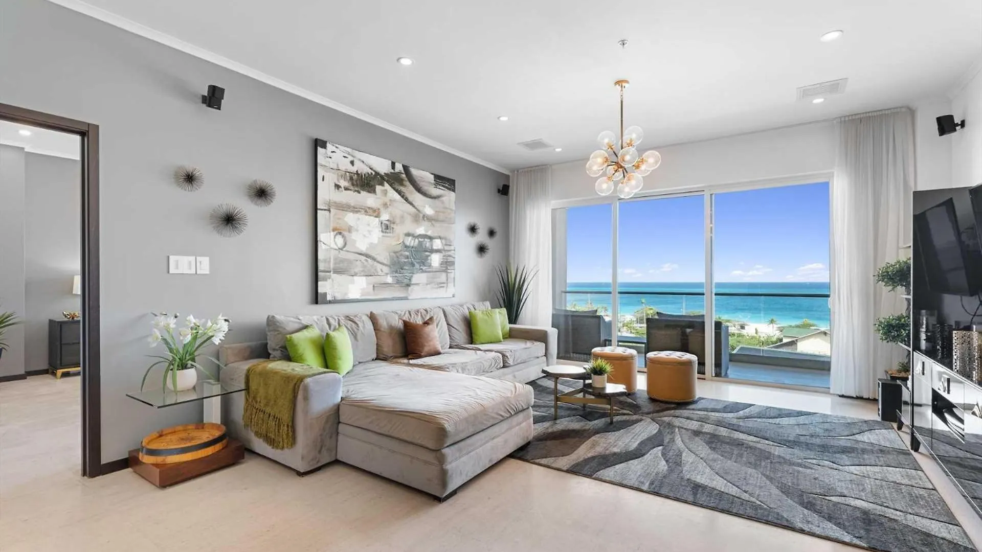 Dom wakacyjny Beach View - Chic View Penthouse 3Br Condo - Lv603 Palm Beach
