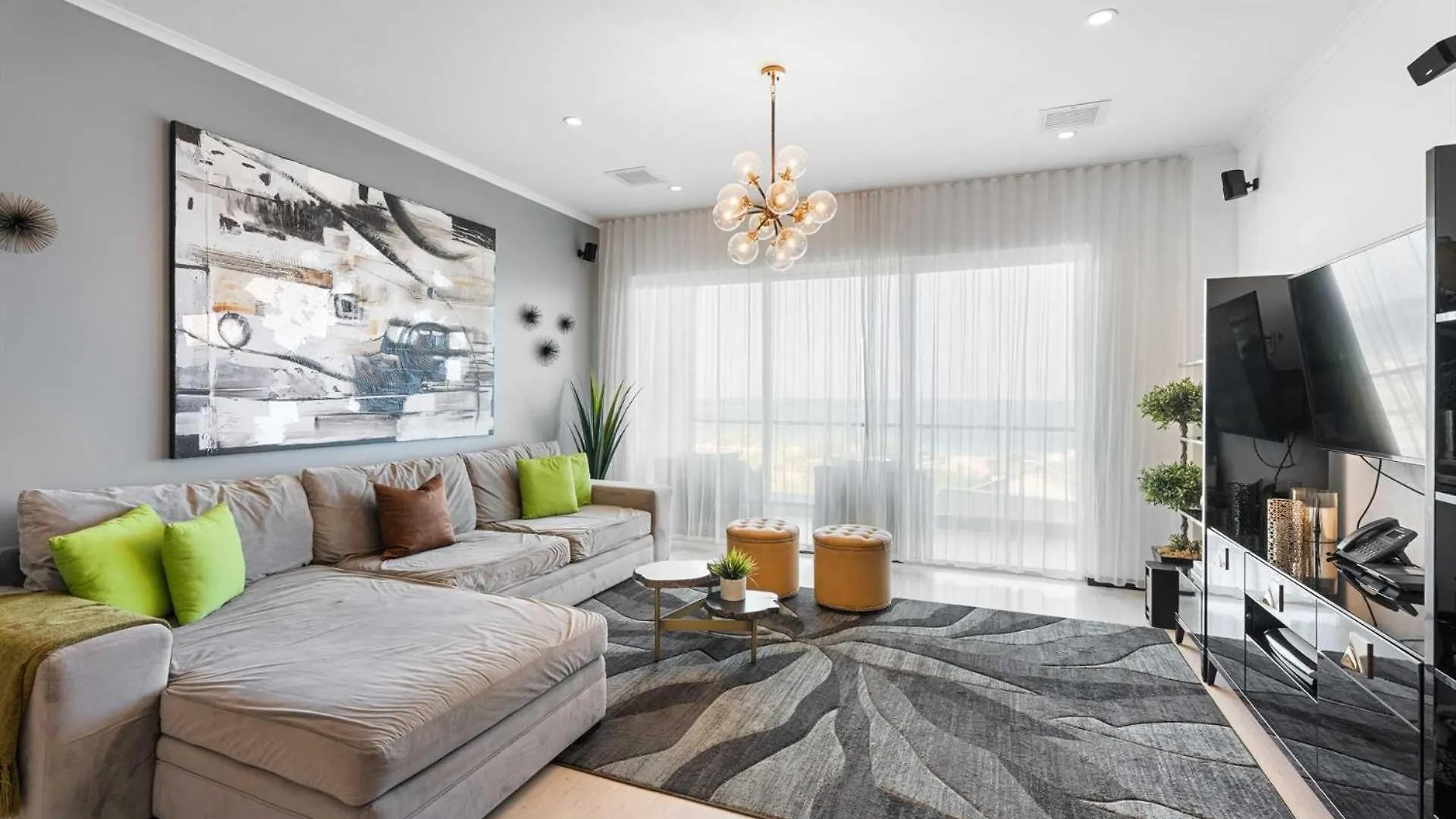 Dom wakacyjny Beach View - Chic View Penthouse 3Br Condo - Lv603 Palm Beach Aruba